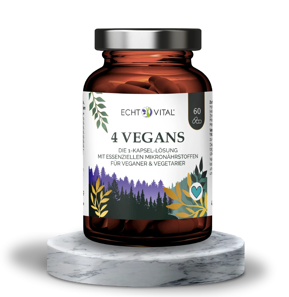 4 Vegans - Die 1 Kapsel-Lösung