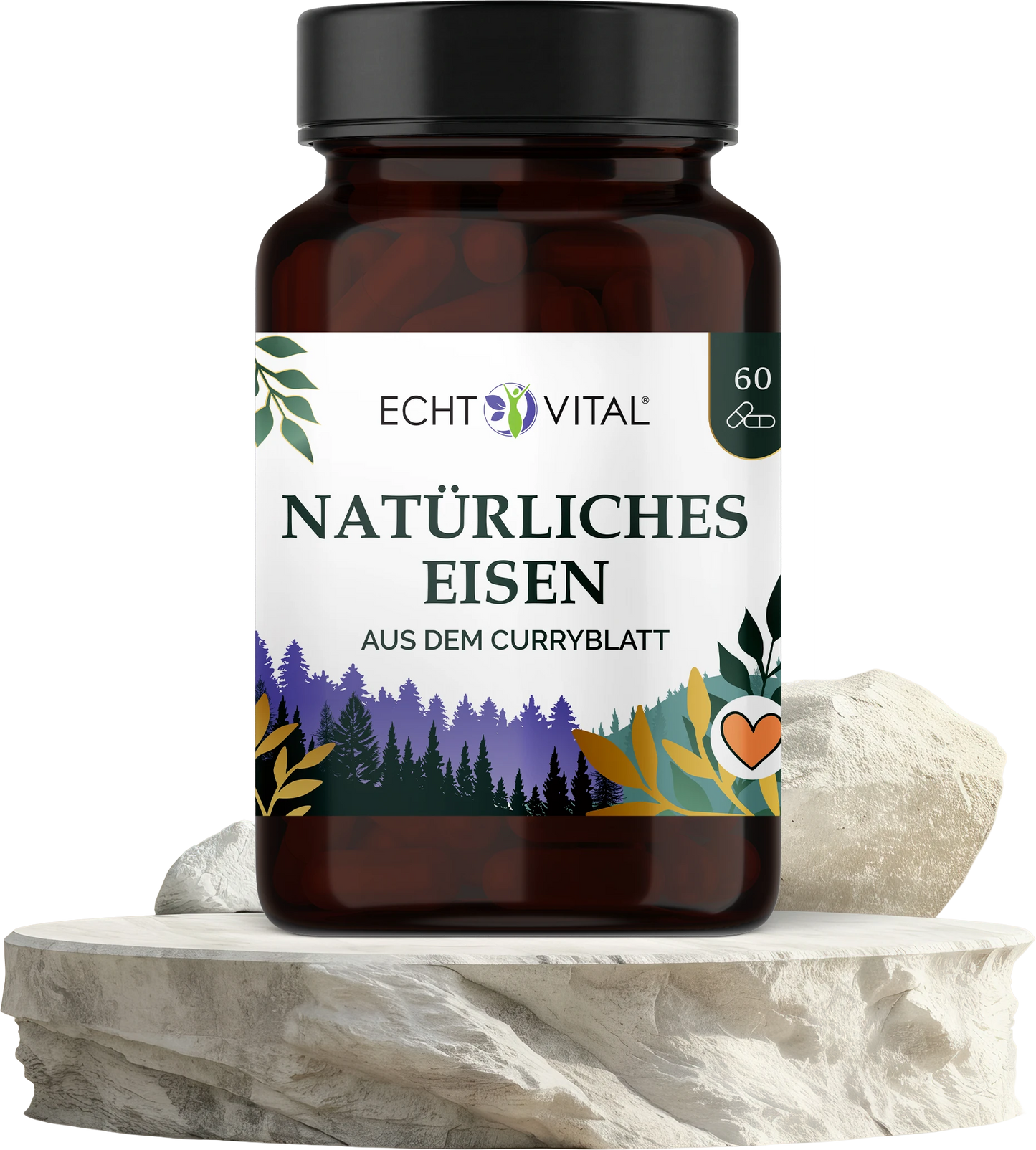 Natürliches Eisen aus dem Curryblatt mit Acerola