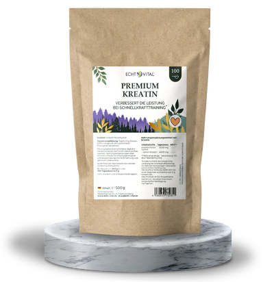 Premium Kreatin Monohydrat Pulver