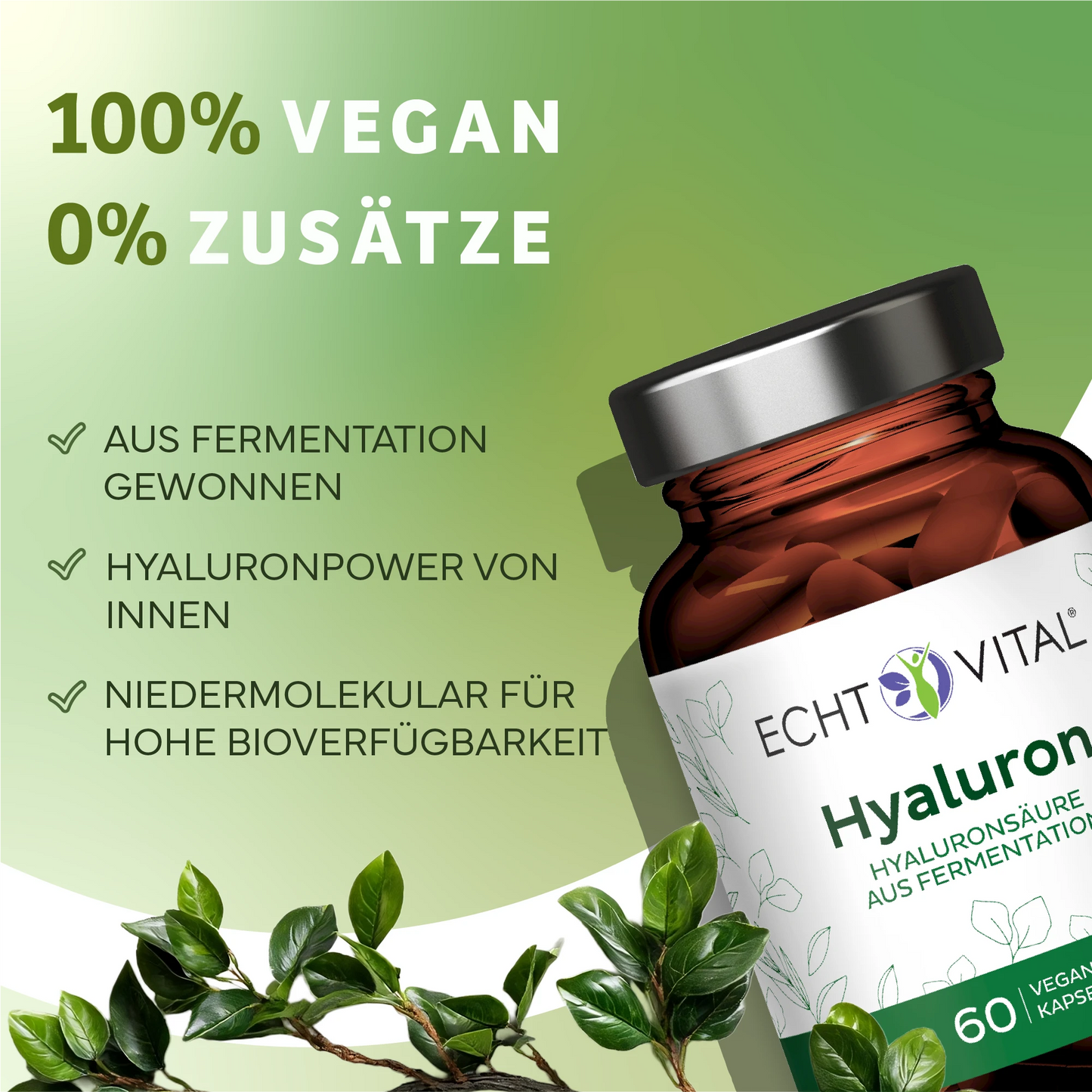 Hyaluron aus fermentiertem Mais