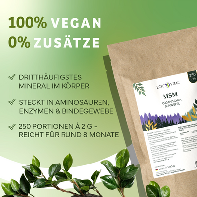MSM Pulver - organischer Schwefel