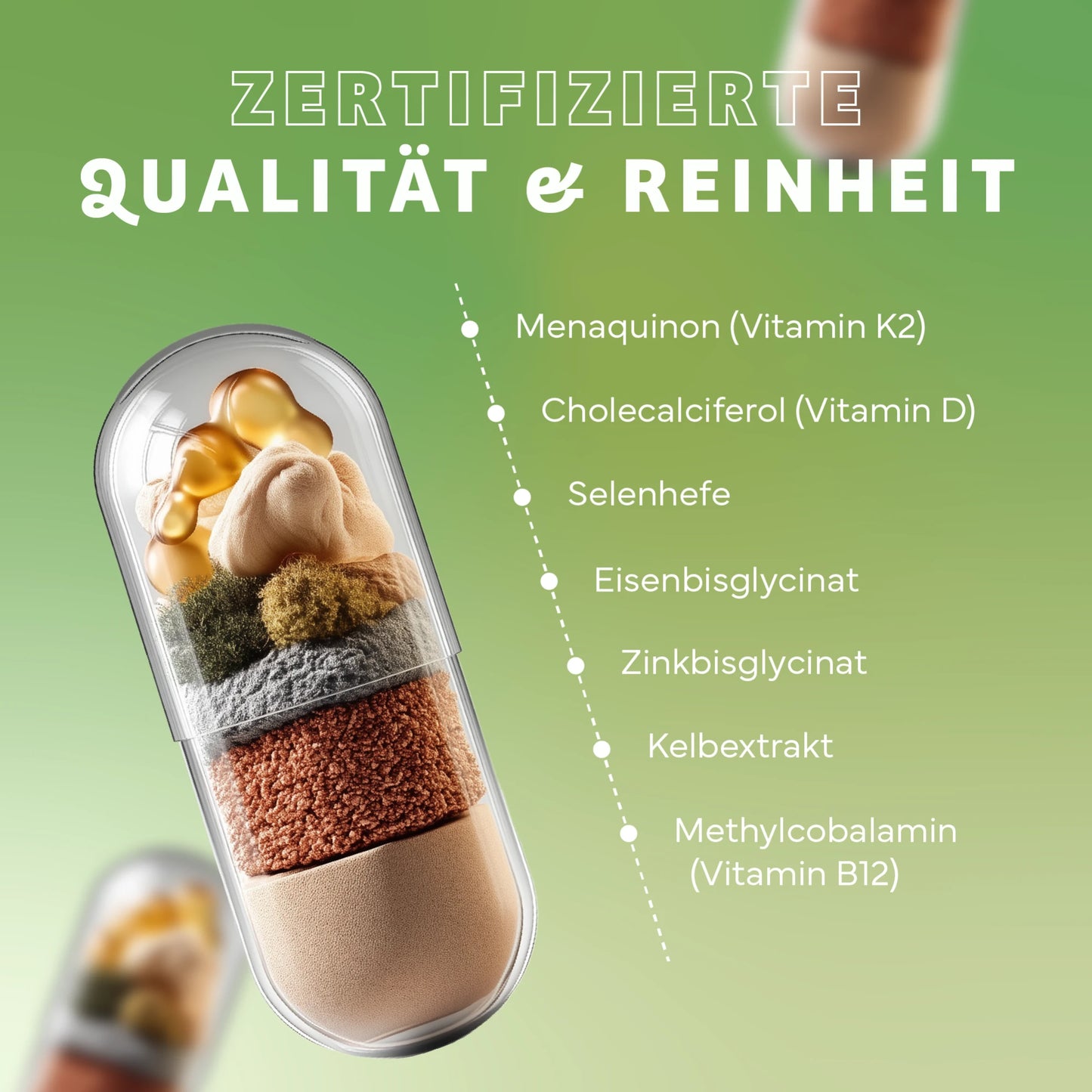 4 Vegans - Die 1 Kapsel-Lösung