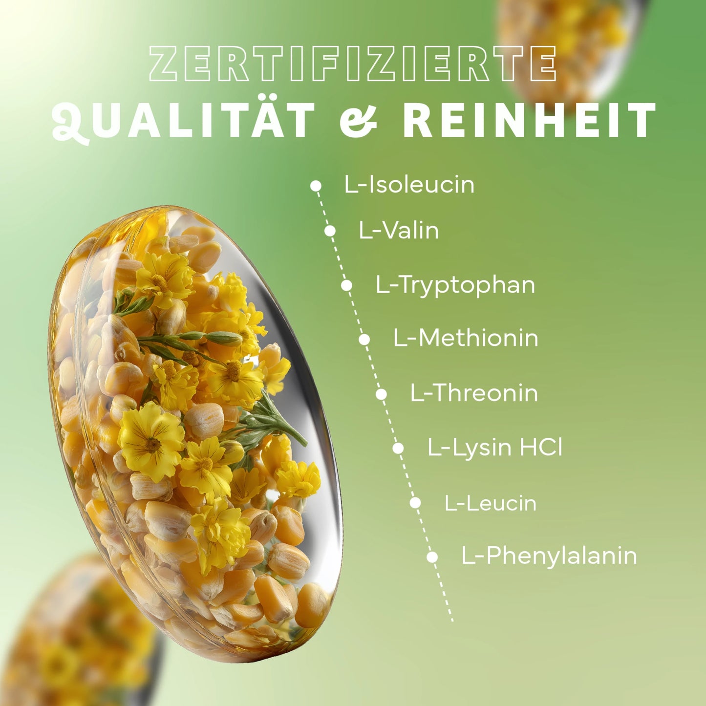 Amino 8 - alle 8 essenziellen Aminosäuren