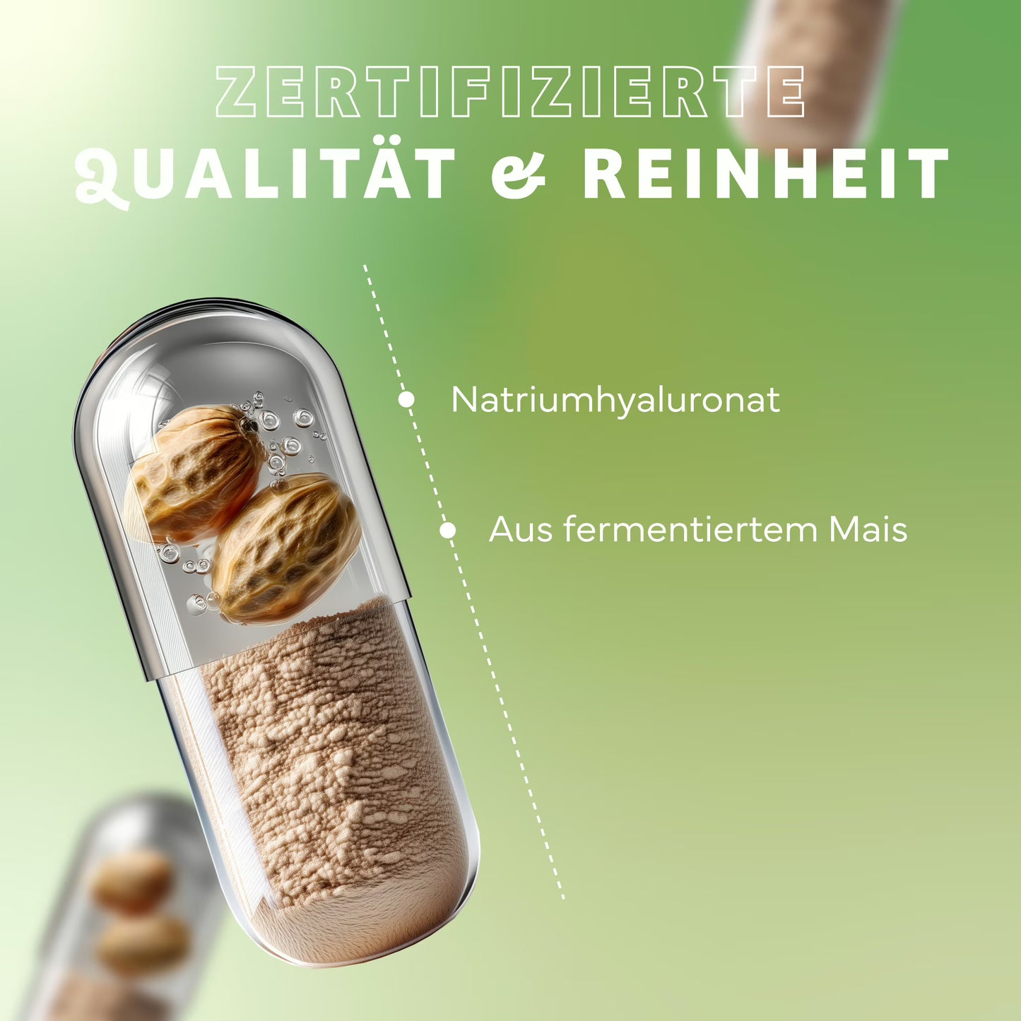 Hyaluron aus fermentiertem Mais