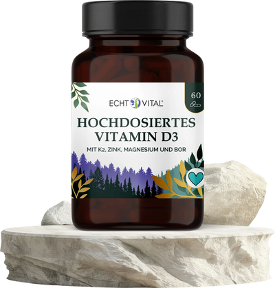 Vitamin D3 hochdosiert 10.000 i.E. und 4 Co-Faktoren