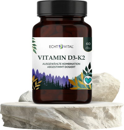 Vitamin D3 - K2 Kapseln natürlich